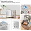 Bread Maker Machine with 15 Menu Options + 3 Crust Colors, 2 Lbs Bread Machine w
