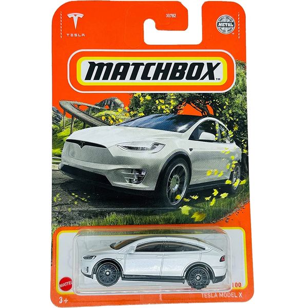 Matchbox 2022 - Tesla Model X - White - 59/100 - Ships Bubble Wrapped in a Box