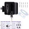Black RV Paddle Entry Door Lock Latch Handle Knob Deadbolt For Camper & Trailer