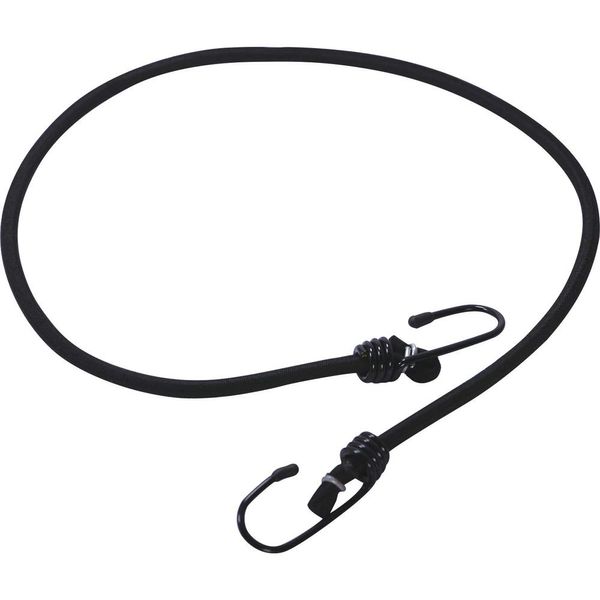 TRUSCO TBC-890-BK Bungee Cord, 0.3 x 35.4 inches (8 x 900 mm), Black