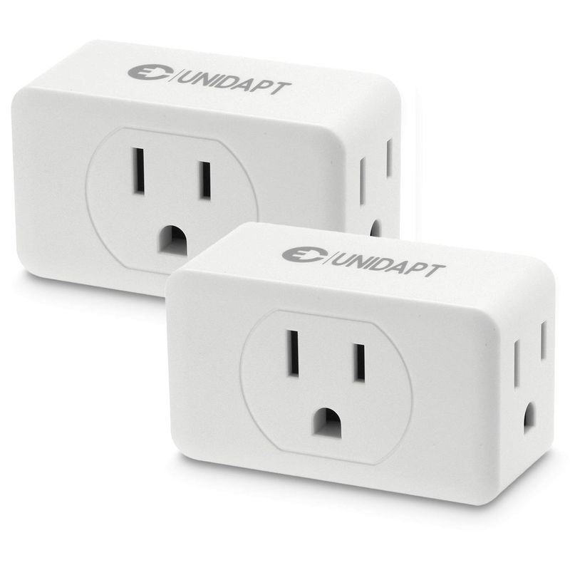Unidapt Multi Plug Outlet Extender, 3 Outlet Wall Adapter, Multiple ...