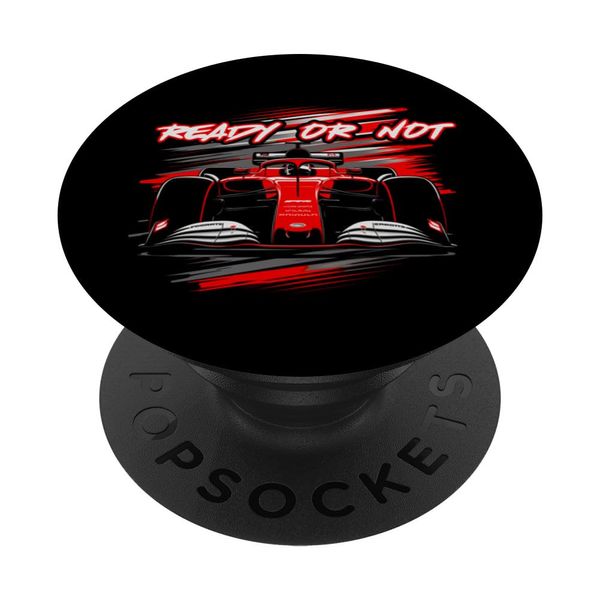 Ready or Not Motor Racing Car Decal PopSockets Swappable PopGrip