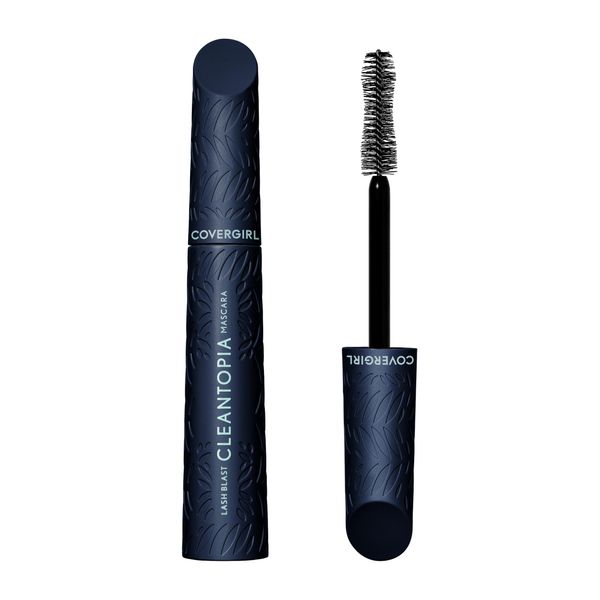 Covergirl Lash Blast Cleantopia, Mascara, Volumizing Mascara, Vegan Formula, Conditions Lashes, Clean Mascara, Smudge-Proof, 820 Ultramarine Black, 1 Count