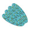 Fishing Flies Lures Fish Pattern Double-Sided Oval Nail File Emery Board Set 4 Pack
