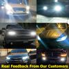 4-Side H4 9003 LED Headlight High Low Beam Conversion Kit Canbus 6000K HID White