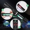 5.3oz Small and Extremely LED Tactical Flashlight Zoomable Handheld Flash Light