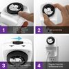 Fosmon 24 Hour Timer Outlet, Timer for Electrical Outlets, Indoor Plug-in Light Timer Programmable, Grow Light Timer, Mechanical Electric Wall Timer for Lamp, Aquarium, Reptile Lights, Grounded
