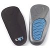 Ultimate Performance Ultimate Gel Heel and Arch Support 3/4 Insole, Small/Medium, Black/Blue
