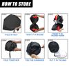 For 2010-2024 Dodge Ram 2500 Cab Windshield Sun Shade UV Rays Block Window Cover