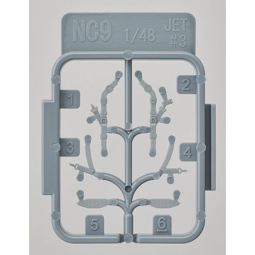 fainmo-rudo 1/48 Nano, aヴxie-syonsiri-zu 現用, Seat Belt for Receiver 3 Plastic Model for Parts NC9