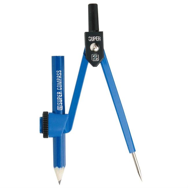 Sonic EC-303-K Super Compass for Pencils, Navy Blue