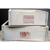 shabby box set of 2 pink