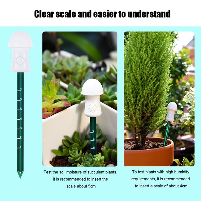 Professional Plant Soil Moisture Garden Sensor Moisture Monitor Detector  Soil Moisture Meter Alarm Hygrometer Humidity Meter