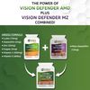 Vision Defender Plus Eye Supplement: AREDS2 Formula Vitamins, Minerals (Lutein, Zinc) Enhanced with Meso-Zeaxanthin for Complete Eyes/Eyesight Health Care & Support. 60 Easy-to-Swallow Vegan Capsules