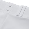 CHAMPRO boys Pipe Triple Crown Polyester Knicker with Braid, White, Black Pipe, Small US