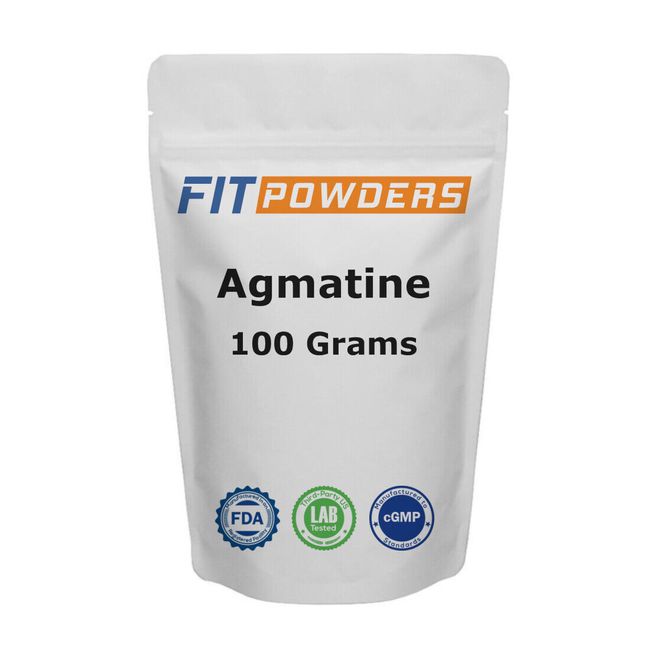 Agmatine Sulfate Powder 100 Grams - Pure, US Lab Tested: with Dosage Scoop