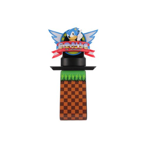 Cable Guys Sonic the Hedgehog Cable Guys Light Up Ikon Gaming Accessories Holder & Phone Holder for Most Controller (Xbox, Play Station, Nintendo Switch) & Phone