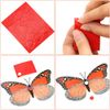AQUEENLY Monarch Butterfly Decorations, 4.72'' Orange Premium Artificial Monarch Butterfly to Decorate for Craft, Home, Wall, Wedding, Party (12 Pcs)