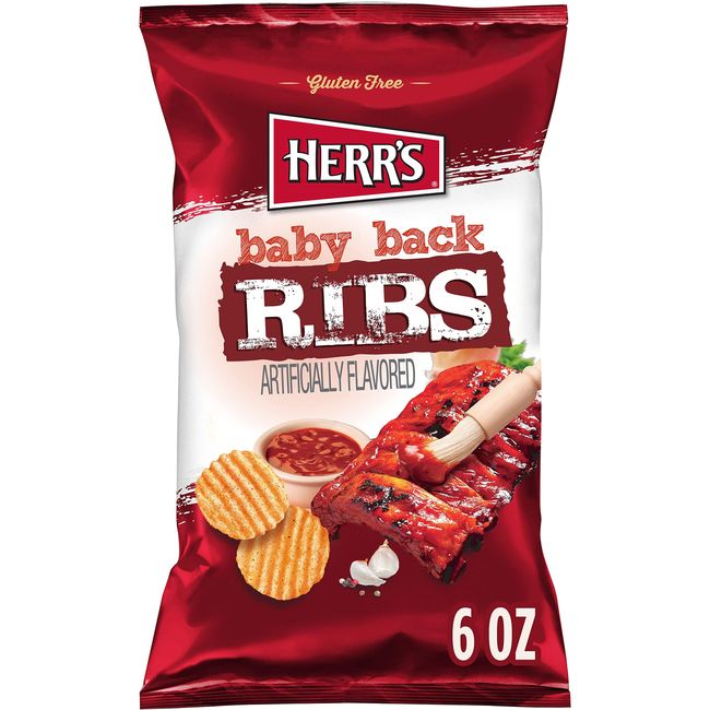 Ketchup Ripple Potato Chips – Herr's