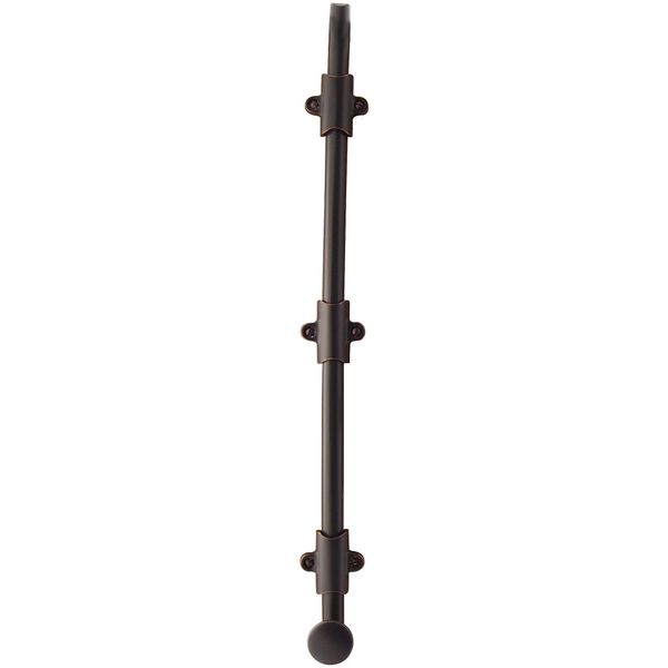 Emtek 8513 18" Solid Brass Surface Bolt with Strikes and Screws, Oil Rubbed Bronze