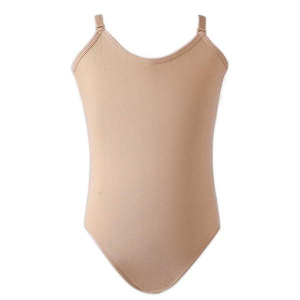 Stelle Girls Seamless Camisole Undergarment Leotard for Dance/Ballet/Gymnastics (Nude, 11-14 Years)