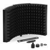 TONOR Microphone Isolation Shield, Studio Mic Sound Absorbing Foam Reflector ...