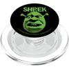 Shrek Distressed Face Portrait PopSockets MagSafe PopGrip for iPhone