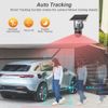 WiFi 4MP Wireless Solar Power PTZ IP Camera Security Waterproof 8X Digital Zoom