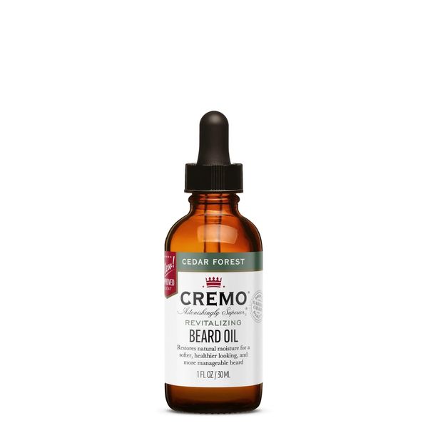 Cremo Revitalizing Beard Oil, Forest Blend, 1 fl oz (30 ml) (Bundle of 2)