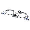 Sanwa Supply SW-KVM2UUSN2 PC Switcher (No Emulation, With Hand Switch), Black