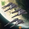Dropfleet Commander TTCombat UCM Light Ships TTDFX-UCM-021