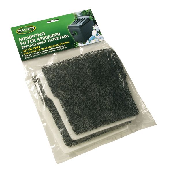 Blagdon Mini-Pond Carbon and Wool Replacement (Pack of 6)