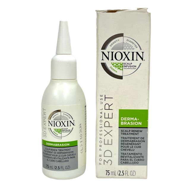 Nioxin 3D Expert Dermabrasion Scalp Renew Treatment (75ml/2.5oz) Professional