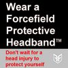 Cheerleading Headgear by Forcefield® White L