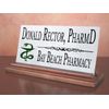Pharmacist Nameplate Gift Custom Pharmacy Worker Desk Name Plate