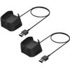 BNBUKLTD Compatible For Fitbit Versa/Fitbit Versa Lite/Fitbit Versa SE [NOT for Versa 2/3 / 4 / Sense/Sense 2 ] Charger Replacement USB Charging Dock Adapter Cable Multipack (2 Pack)