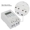 AC 220V 1W 25A Timer Switch,Mini Digital Timer Switch Electrical Programmable Control Timing Switch con LCD Display for Energy Saving and Efficient Intelligent.