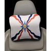 Assyrian Flag Car Headrest Neck Support Pillow with Memory Foam (2 Pack)