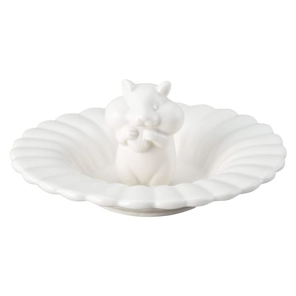 Cute Tableware, Snack Plate, Approx. 5.5 inches (14 cm), Hamster