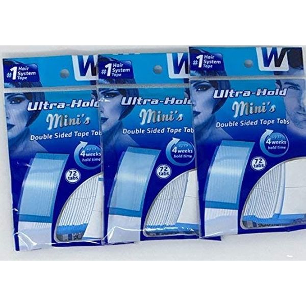 Ultra Hold Mini Tabs Tape 3 Packs = 216 tabs