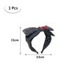 AIXITONG Hair Hoop Printed Bow Tie Hair Band Vintage Big Bow Hairband for Women Sports Workout