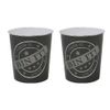 JVL Small Bin It Waste Paper Bin, Set of 2