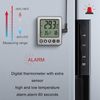 Refrigerator Thermometer Freezer Alarm Digital Freezer Thermometer Fridge The...