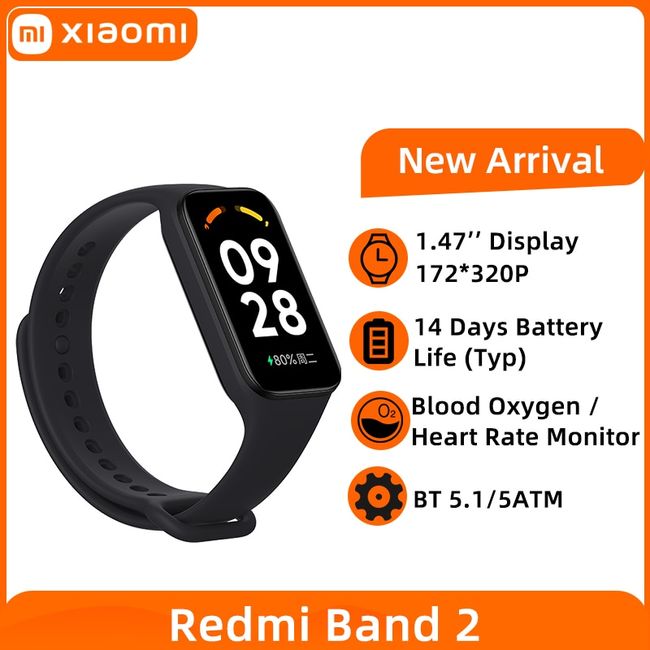Large Display Smartwatches : redmi smart band 2