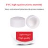 YOFASEN White Pipe Covers - PVC Pipe Cap Fitting - Slip Socket External End Caps, 25mm, 6pcs