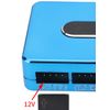 RGB Fan Hub PC Case Fan Controller 4 Pin, Support 10 Computer CPU Fans Splitter (RGB)