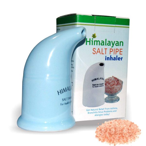 Salt Inhaler Pure Himalayan Salt Crystals 200Grm Salt in Pipe Coarsen Pipe Ceramic Salt Inhaler