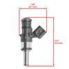 Caltric Throttle Body Fuel Injector Compatible with Polaris 2521387