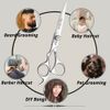 Wishbeauty 6.5" Professional Hairdressing Scissors Barber Shears Silver Set of 2 Left Handed