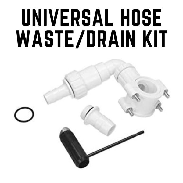 Invero® Universal Hose Waste/Drain Kit for Dishwasher or Washing Machine